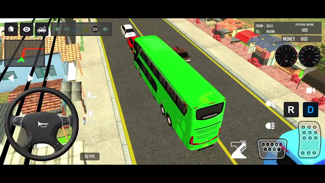 🥰Indonesia Coach bus driving | Euro bus simulator 2025 Android gameplay#1