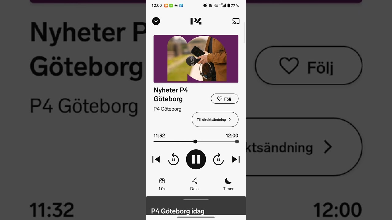 Pratar om tjugondedag Knut och julgransplundring med P4 Göteborg 