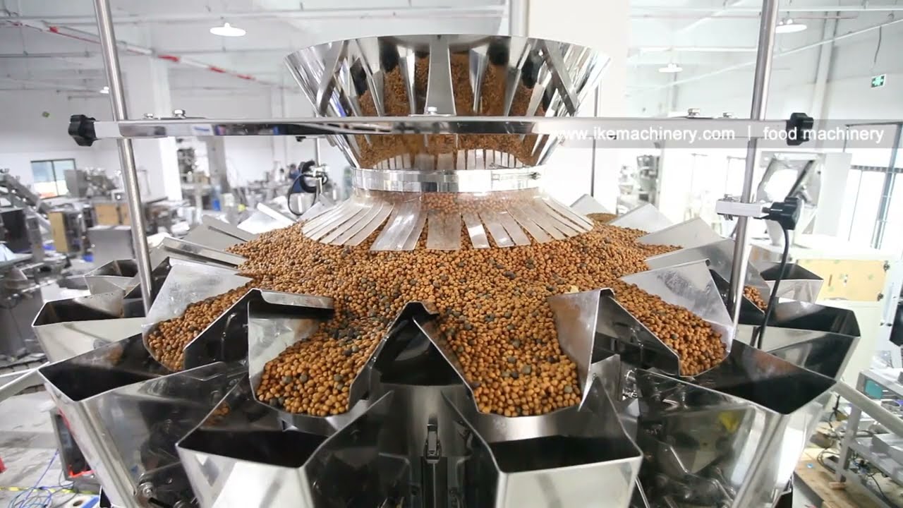 Pet food packaging machine