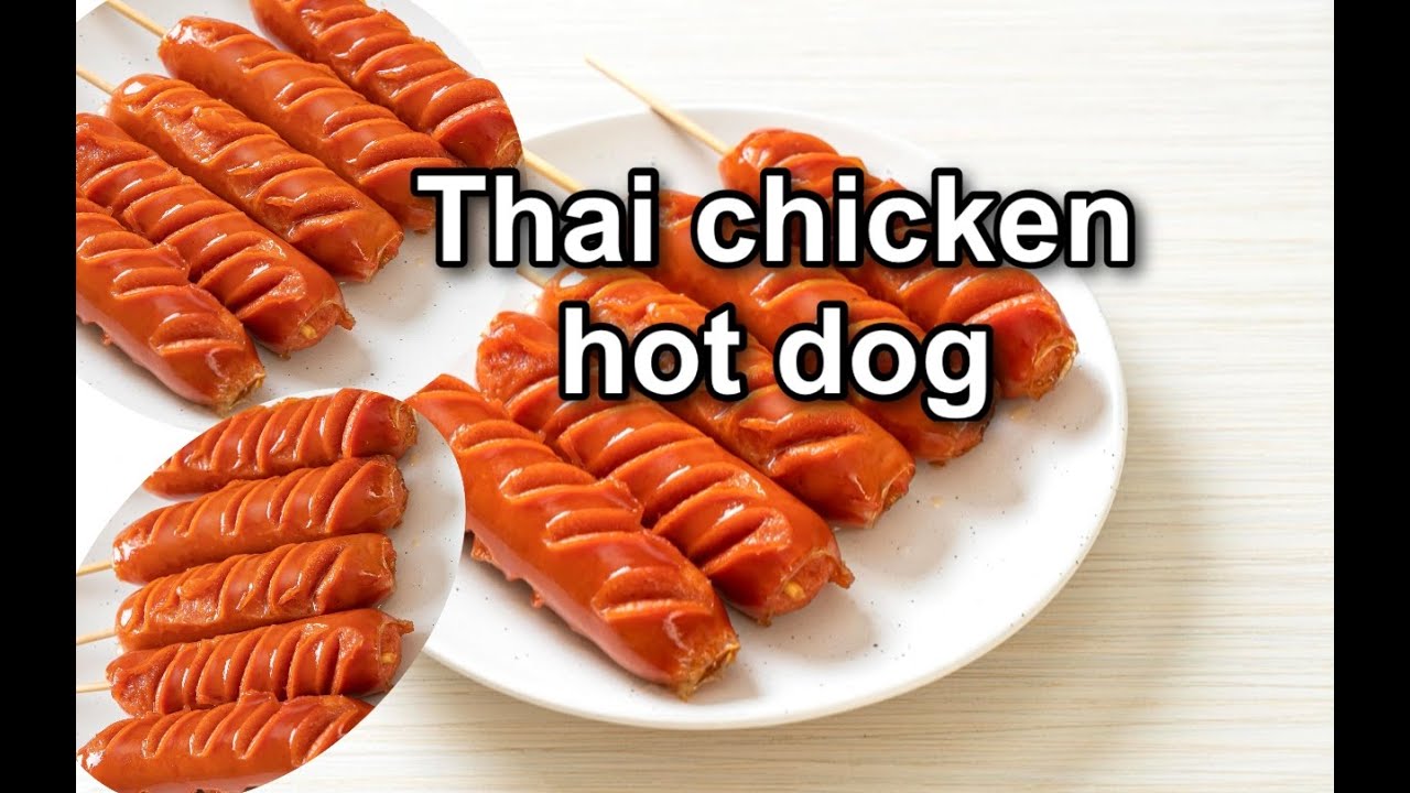 Thai chicken hot dog (ကြက်အူချောင်း လုပ်နည်း)