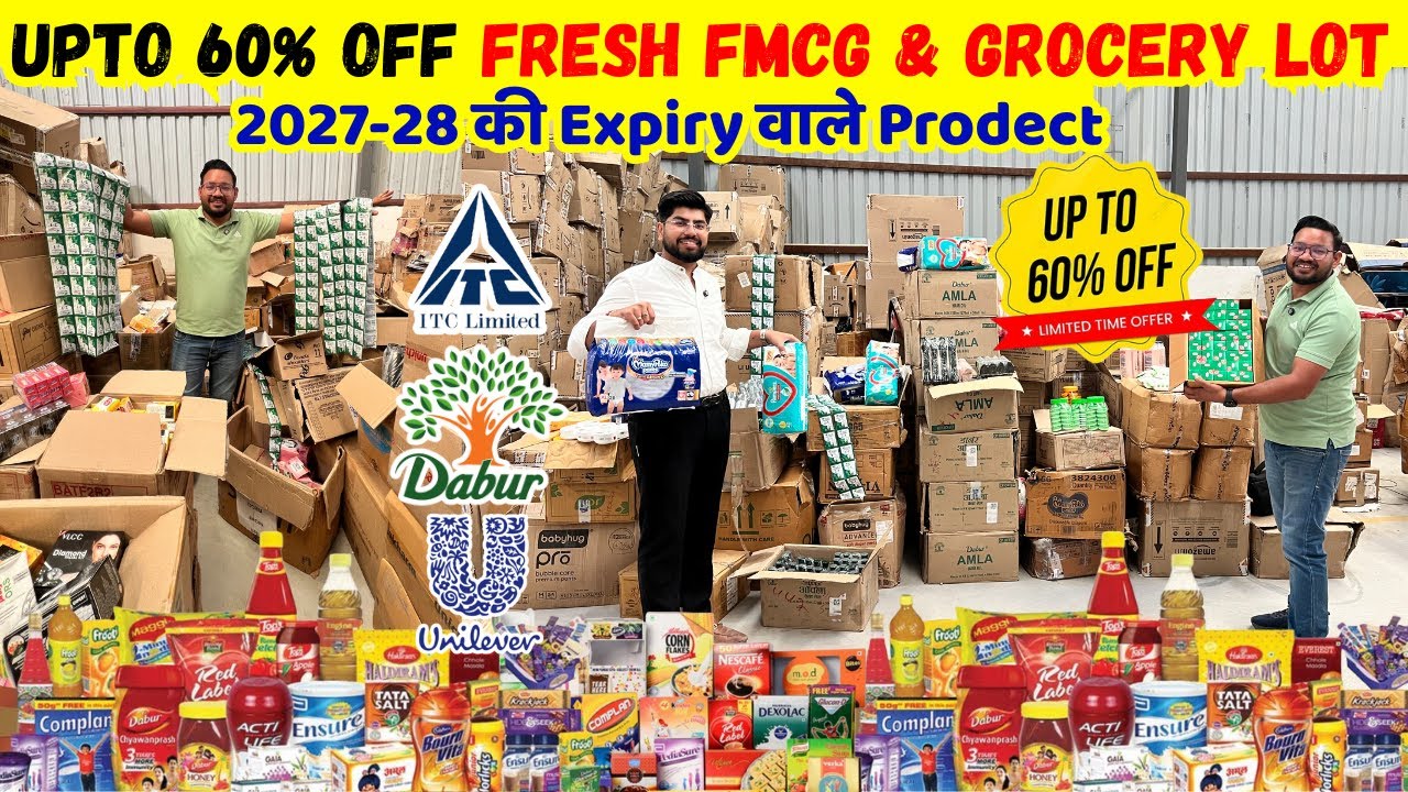 FMCG Product Wholesale Supplier | Flipkart Amazon FMCG & Grocery  Warehouse in India | Return Lot