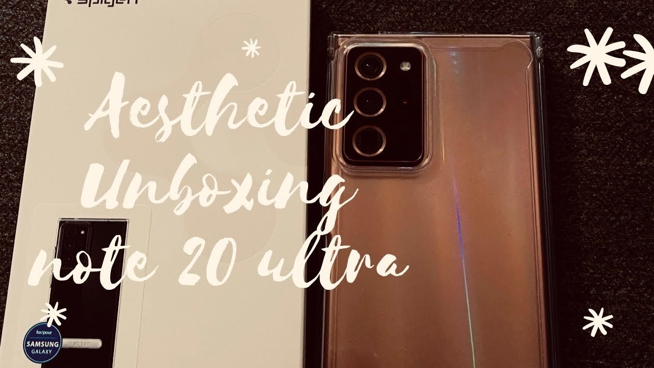AESTHETIC | Mystic Bronze Note 20 Ultra | UNBOXING 🐙