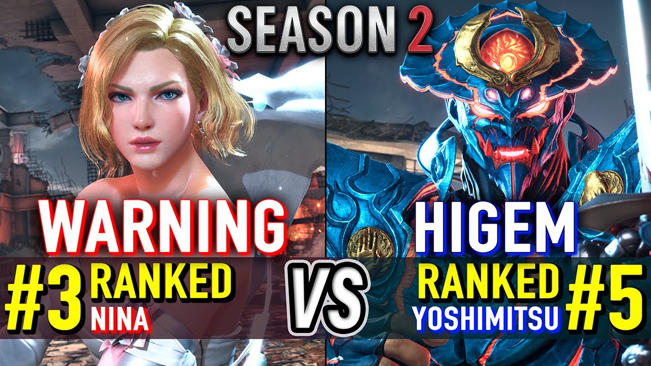 T8 🔥 WARNING I SPAM (#3 Ranked Nina) vs HIGEM (#5 Ranked Yoshimitsu) 🔥 Tekken 8 High Level Gameplay