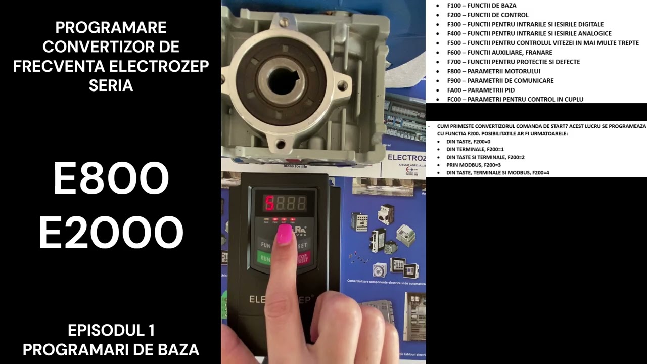 PROGRAMARE CONVERTIZOR E800 E2000 EPISODUL 1