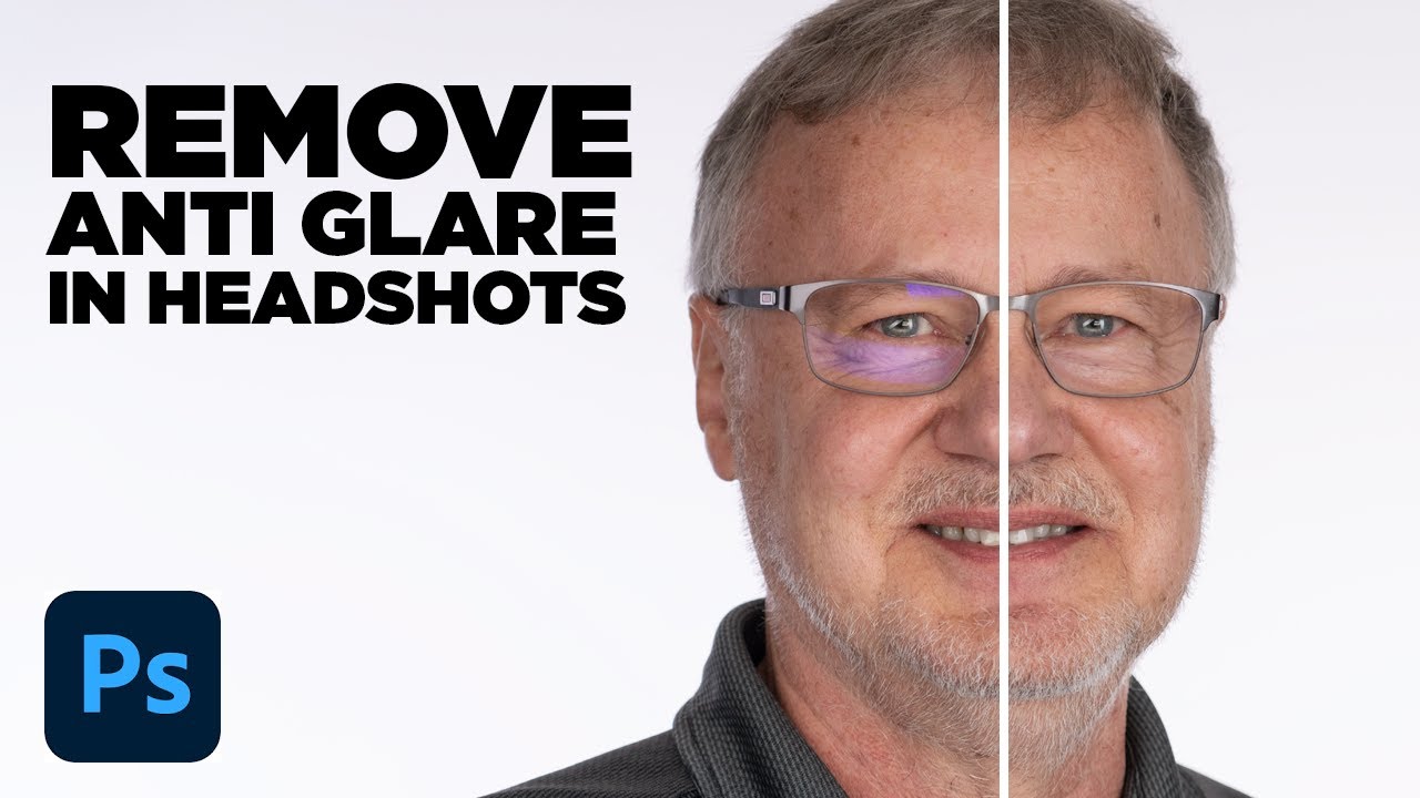 Remove Glasses Reflection Photoshop