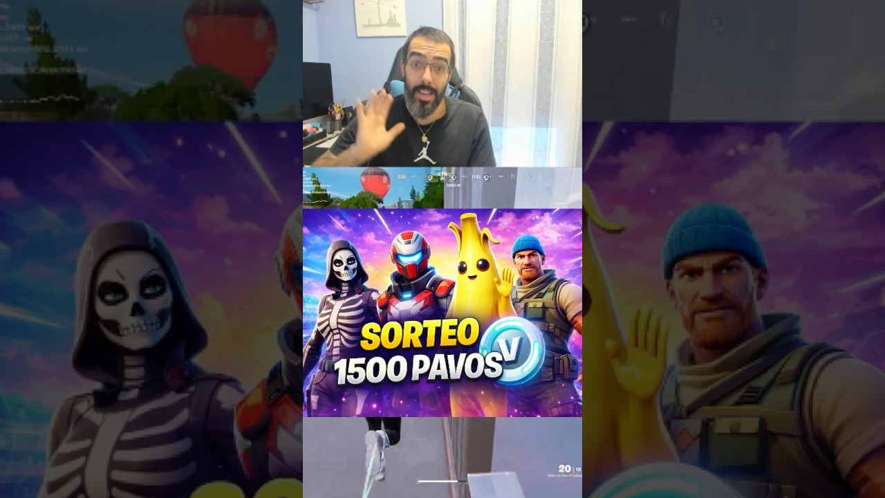 SORTEO de 1500 Pavos en Fortnite 🎁  #fortnite