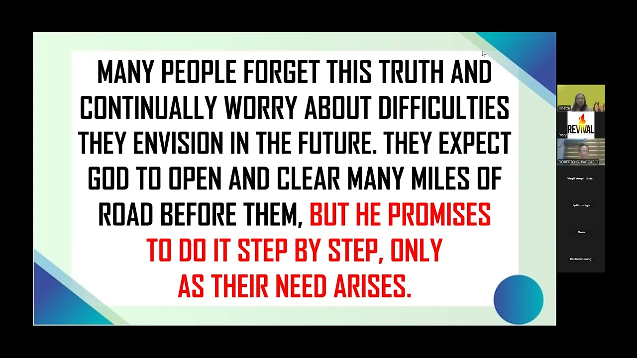 JANUARY 6 / YOU WILL PASS THROUGH THE WATERS | PTR. ROBERT PARCASIO