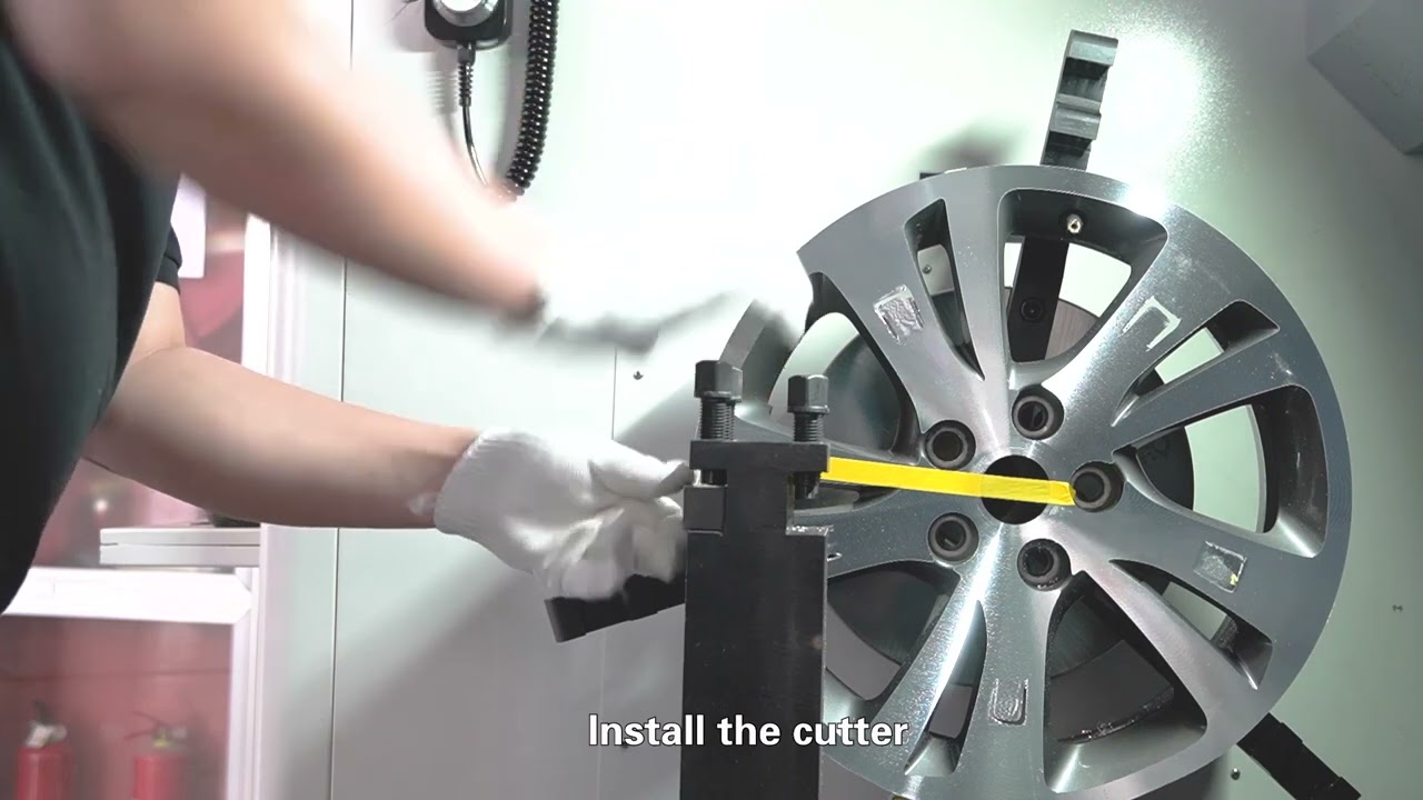 alloy wheel diamond cut machine LSW28 operation instructions