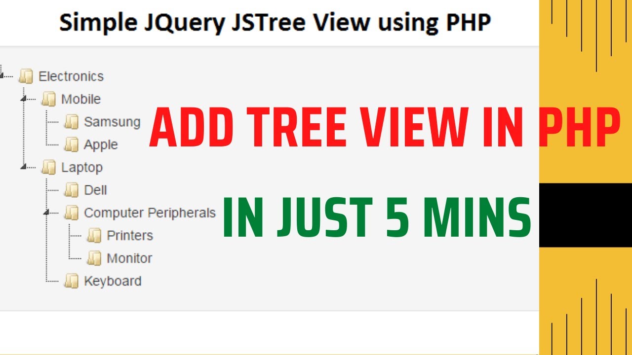 TreeView in PHP