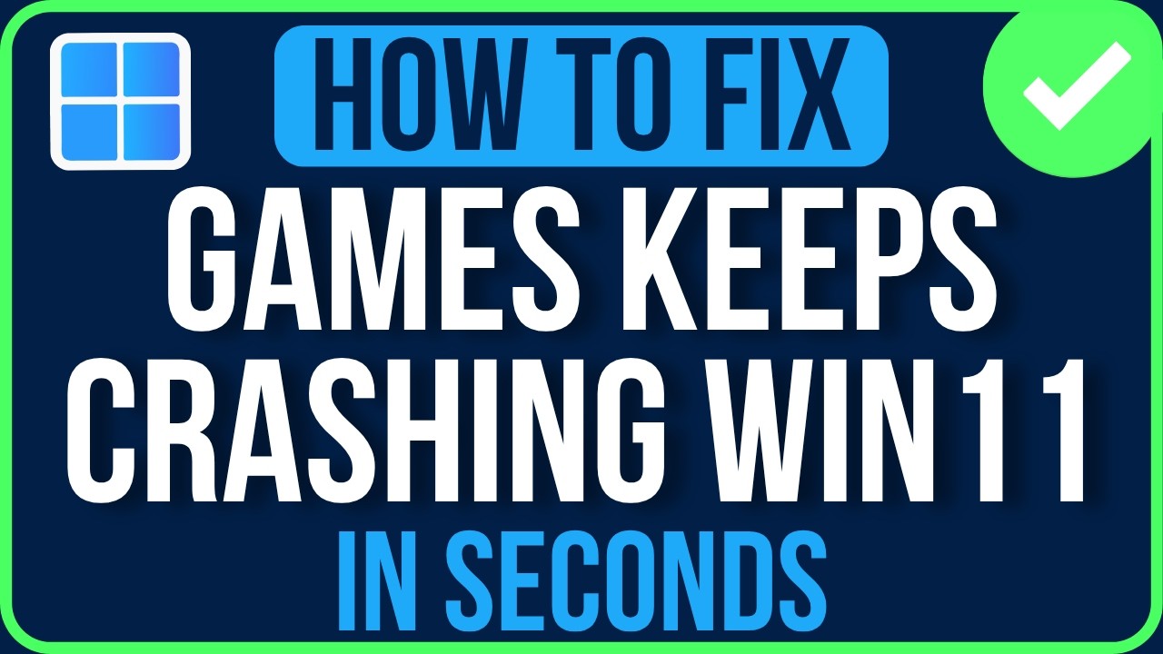 FIX GAMES KEEP CRASHING WINDOWS 11 (2026) | Why Do Games Keep Crashing Windows 11?