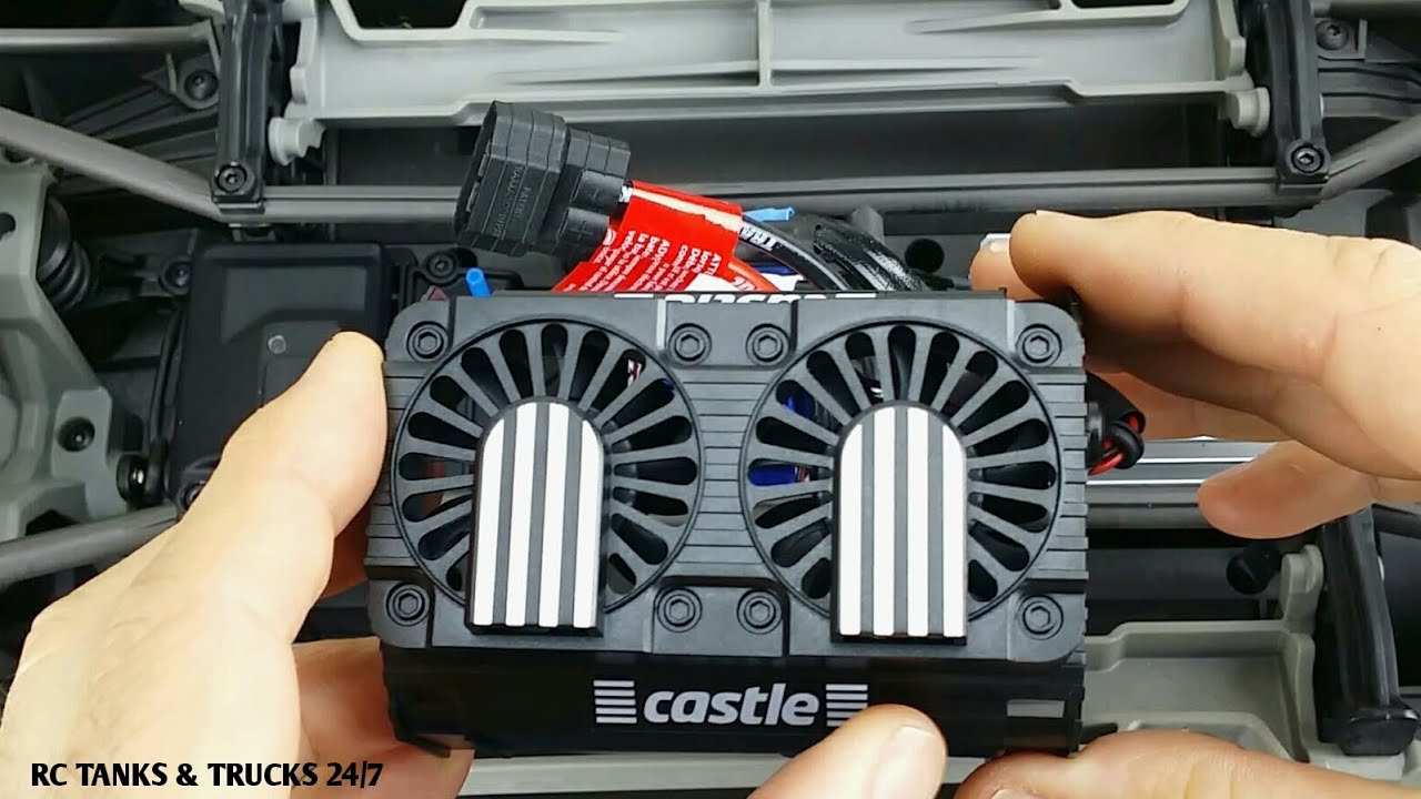 TRAXXAS X-MAXX CASTLE CREATION 2028 Blower Fan Installation