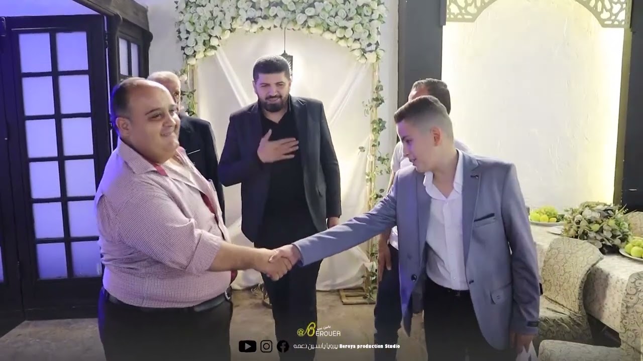 حفل زفاف العريس المحامي أحمد مجاهد كابي ج (1) اخراج ياسين نعمه 0944440502
