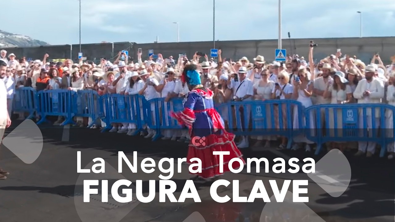 La Negra Tomasa, figura clave de la Fiesta de los Indianos