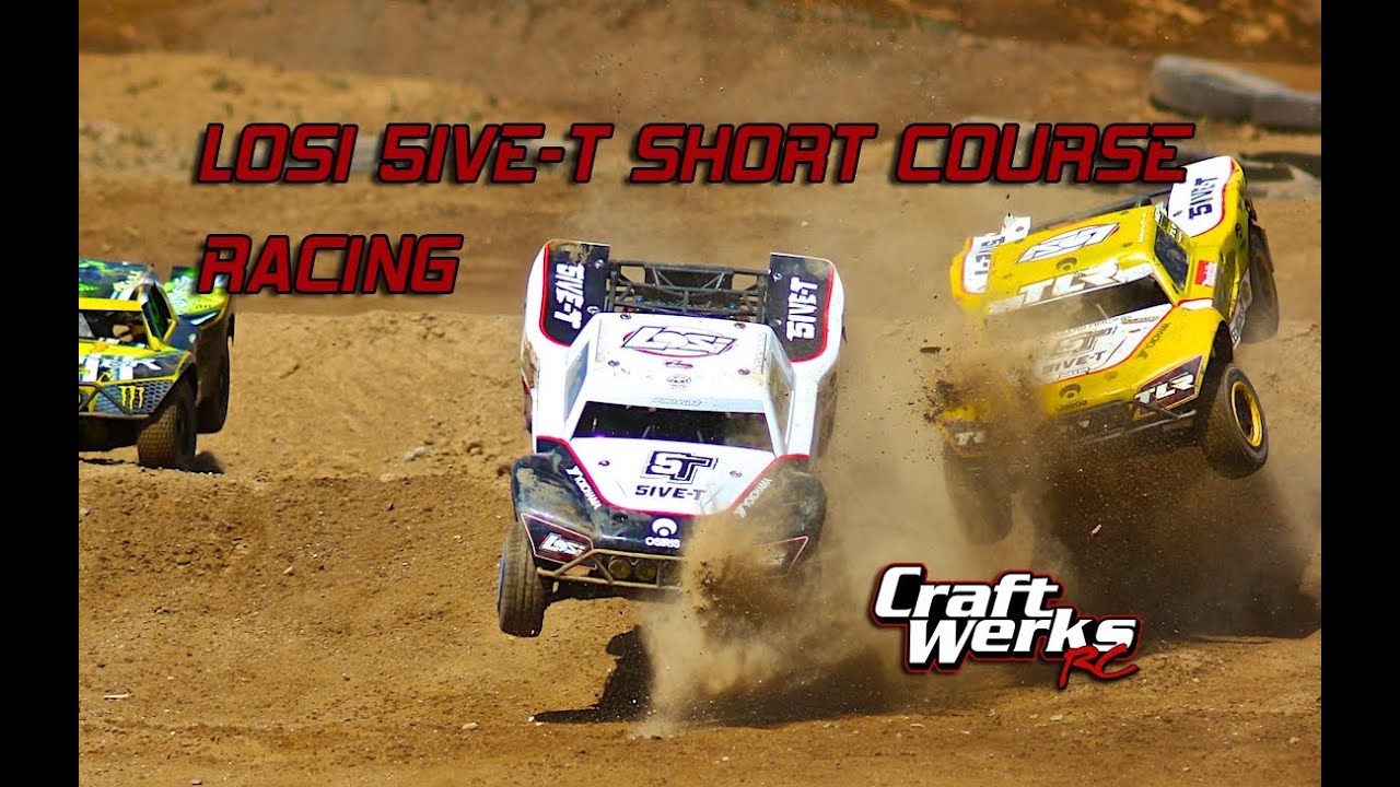 LOSI 5IVE-T (5T) 1/5 SCALE SHORT COURSE RACING!!