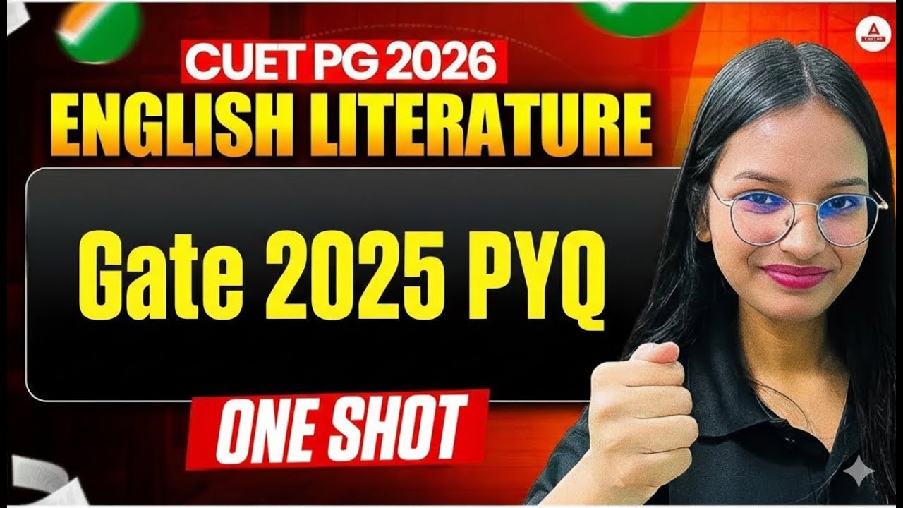 CUET PG English Literature 2026  Gate 2025 PYQ