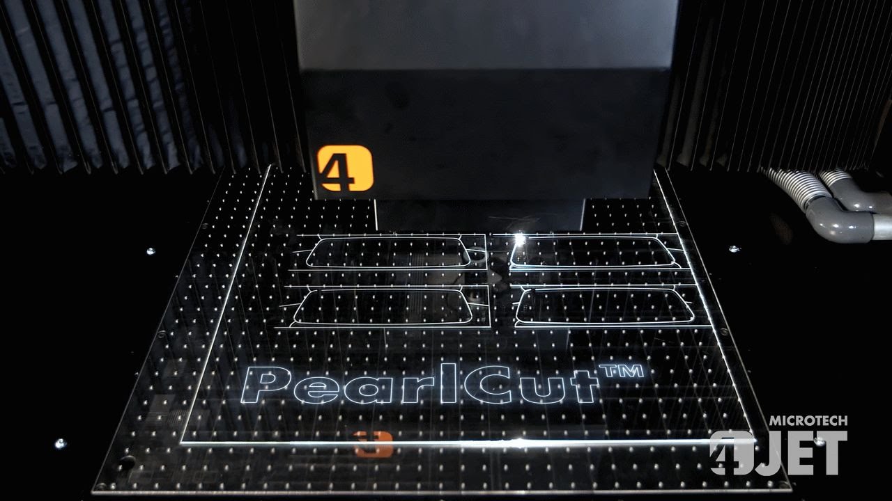 2017 Laser Glass Processing by 4JET - Cutting, Drilling, Patterning with the TWIN