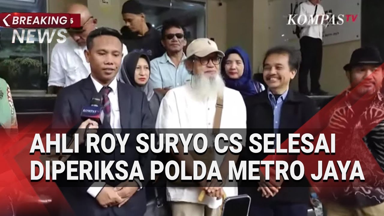 Ahli Roy Suryo Cs Selesai Diperiksa Polda Metro Jaya Kasus Ijazah Jokowi