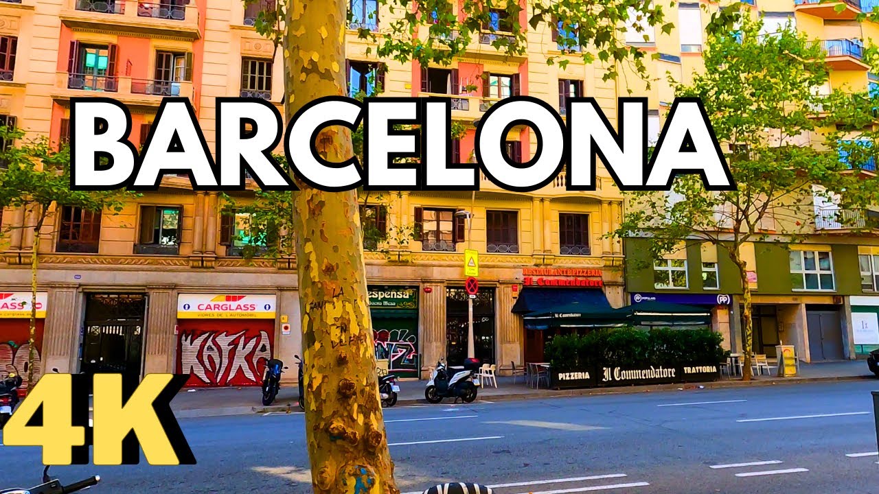 Walking in Barcelona, Part 7: Gracia District, 4K #barcelona #gracia #spain #walkingstreet #citywalk
