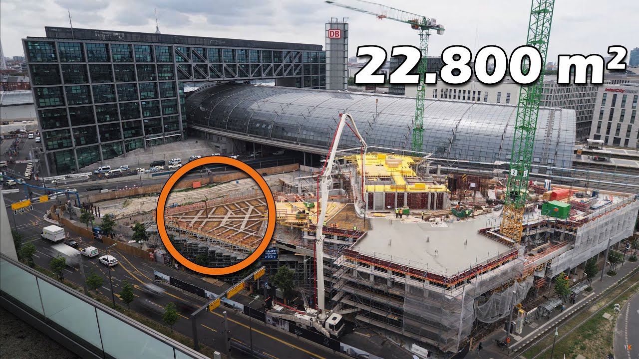 Building a FUTURISTIC OFFICE in the heart of Berlin - EDGE Grand Central - CINEMATIC TIMELAPSE 4K