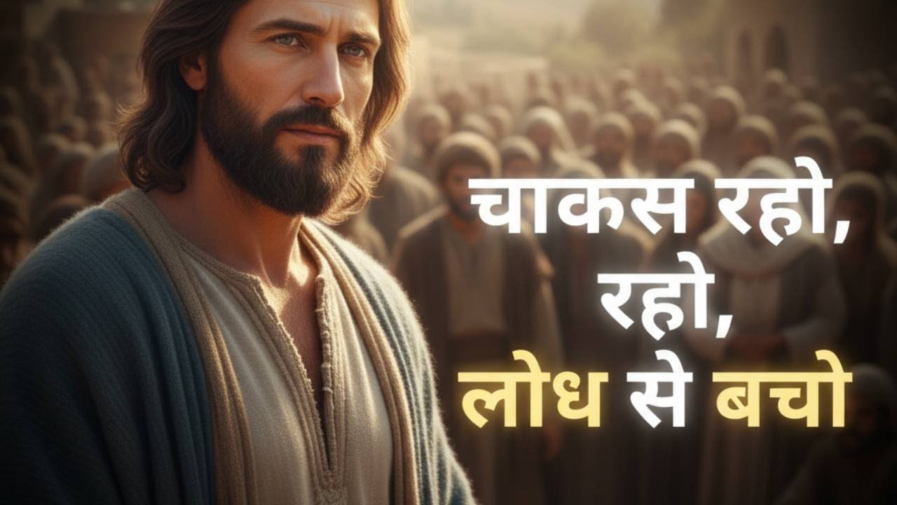 चौकस रहो, लोभ से बचो | यीशु मसीह का शक्तिशाली वचन | Luke 12:15 | Official