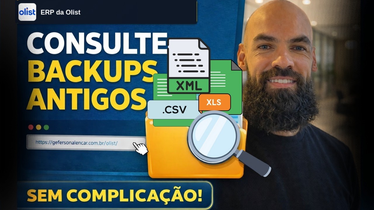 Leitor de Backup ERP da Olist (Tiny ERP): Pesquise em CSV e XML e Converta Notas para PDF