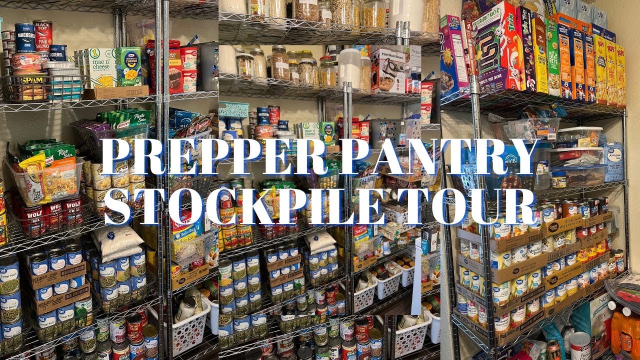 Prepping Pantry Stockpile Tour