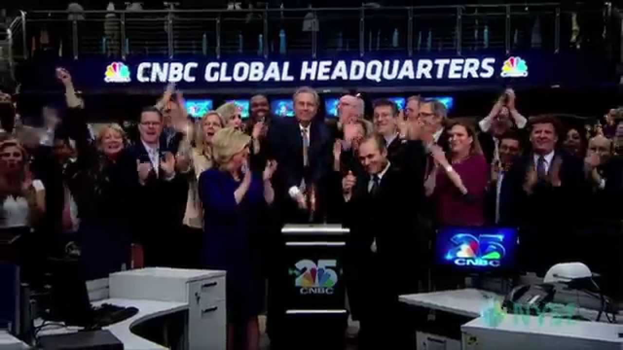 CNBC Celebrates 25th Anniversary in Live Remote from CNBC Global Headquarters