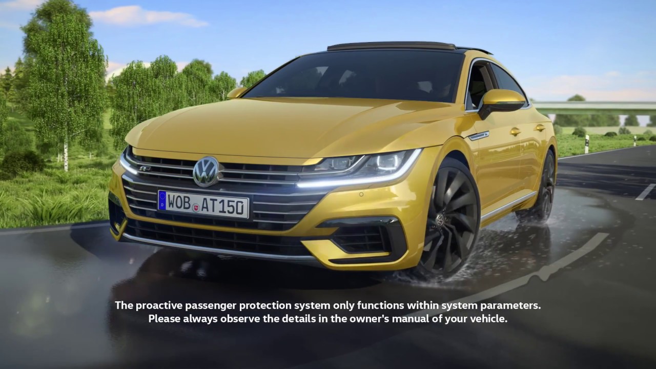 The assistance systems of the Volkswagen Arteon - Proactive occupant protection system | AutoMotoTV