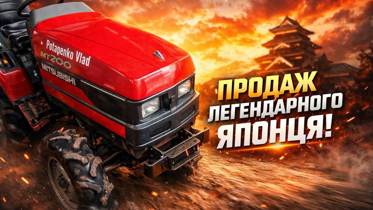 Кінець Історії АгроВлада! Продаж Легендарного Японця MITSUBISHI MT200!