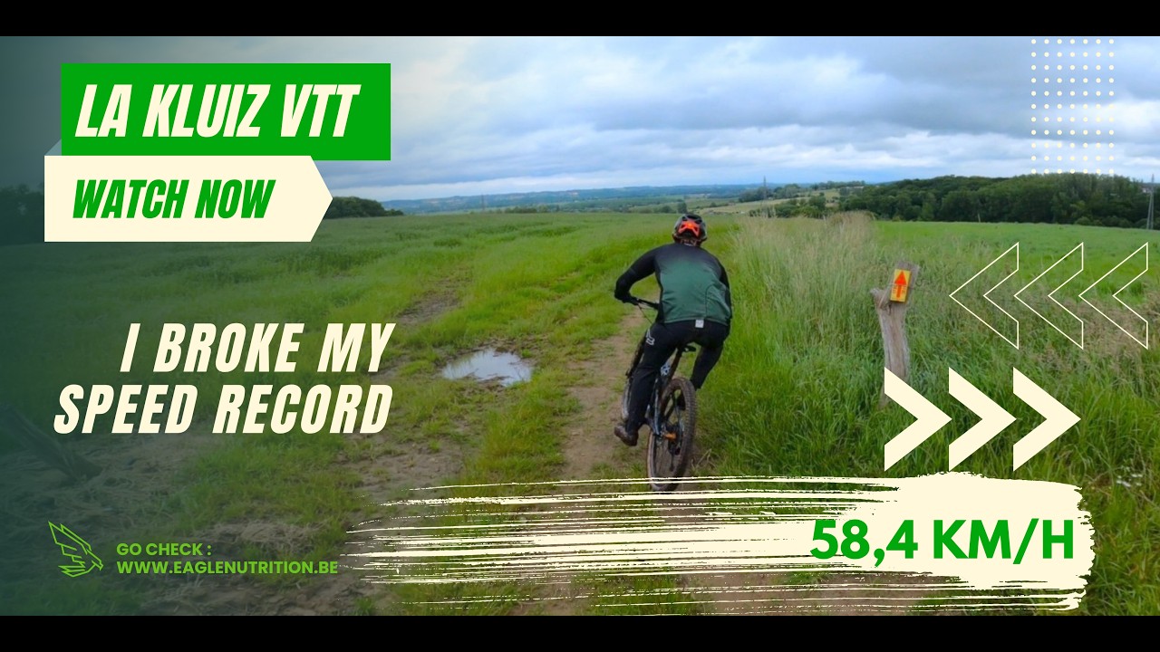 LA KLUIZ MTB  - Ik verbrak mijn SNELHEIDSRECORD - Enkele v/d mooiste afdalingen in beeld. 58,4km/h