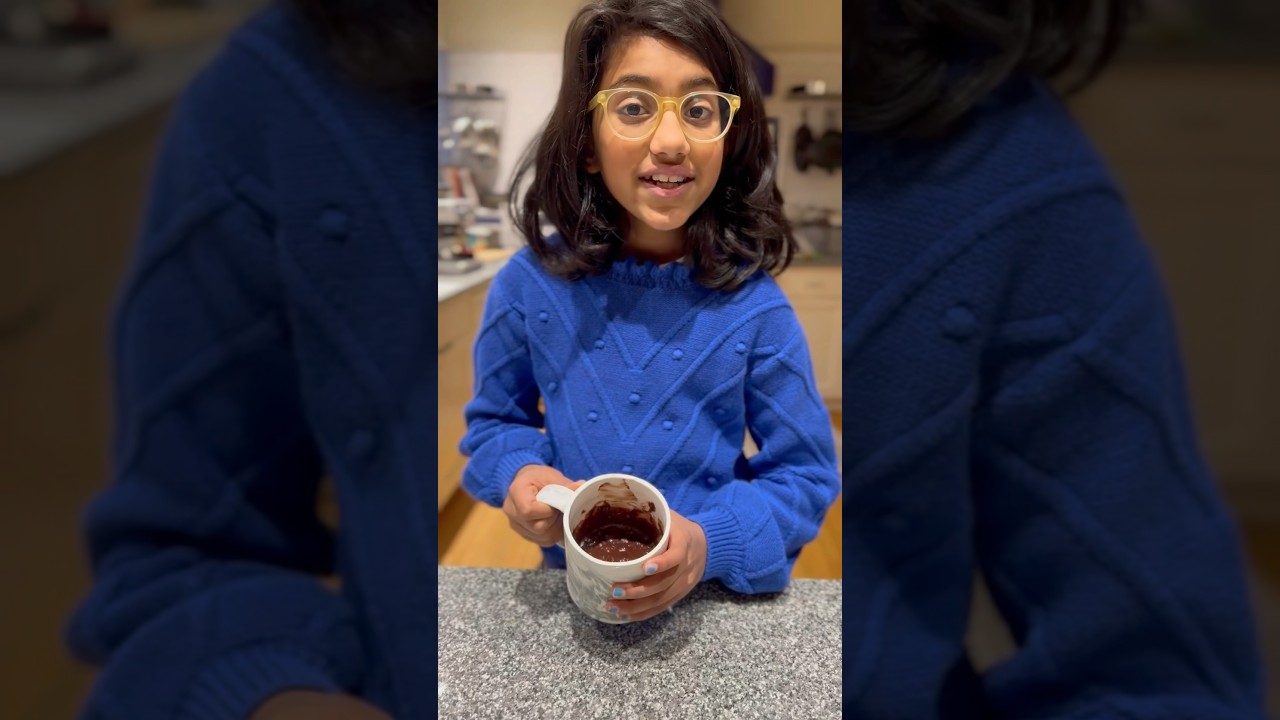 Gluten Free Vegan Chocolate Mug Cake after school snack #healthylifestyle #kidscooking #recipe #kids