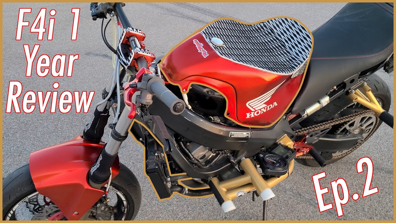F4i Stunt Bike 1 Year Review - Episode 2: Radiator, Tank & Motor