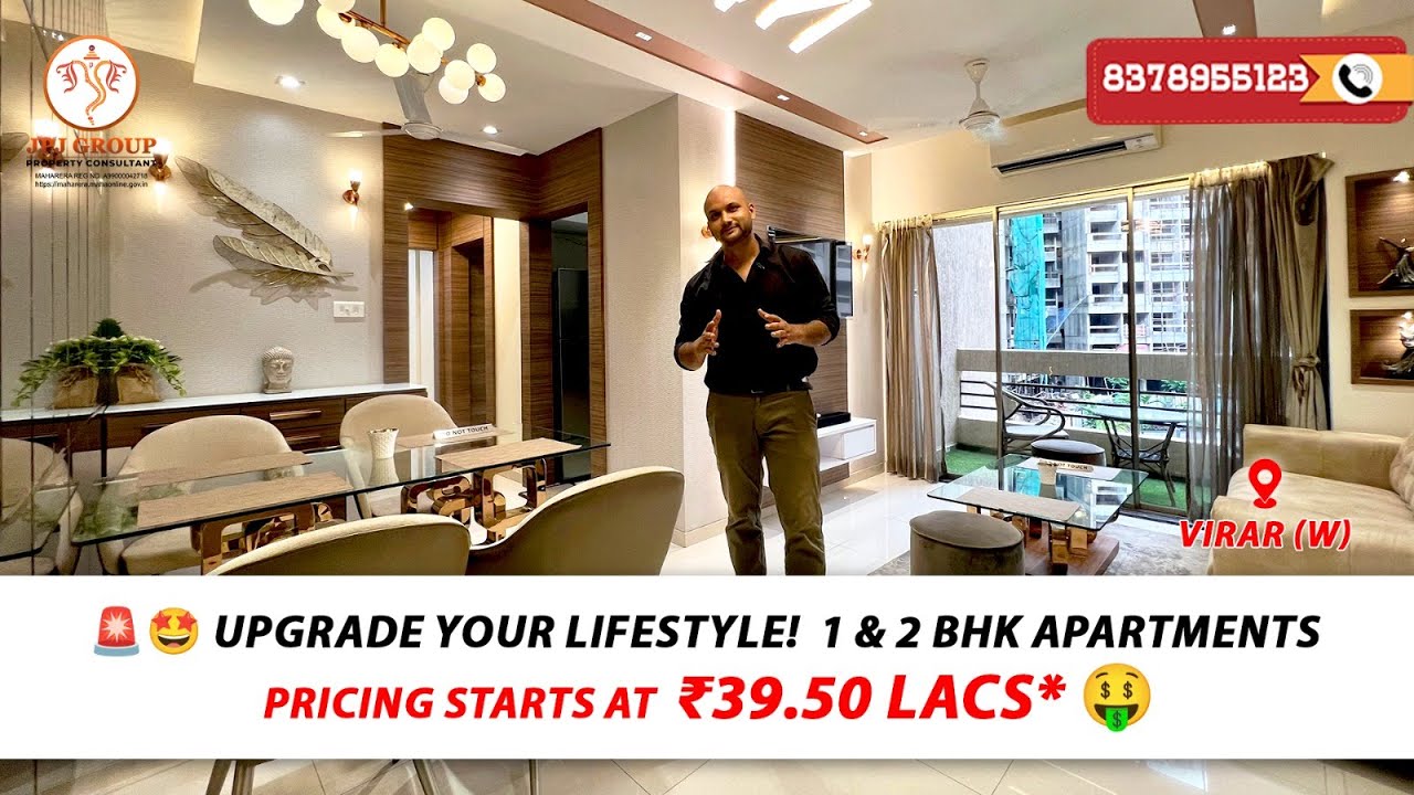 🔔Upgrade Your Lifestyle! 😍 1 & 2 BHK 🏠 Apartments in📍Virar, Starting at 💰₹39.50* Lacs