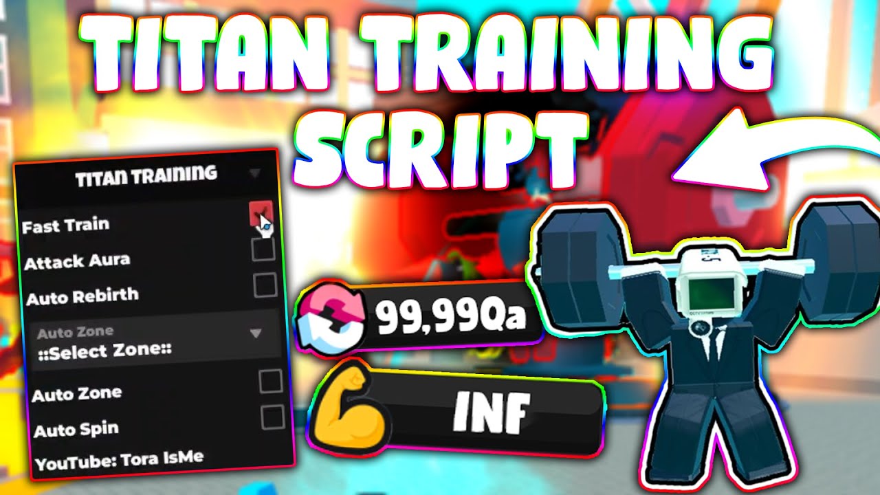 *NEW* Titan Training Simulator Script (PASTEBIN 2024) (AUTO TRAIN,AUTO REBIRTH,AUTO ZON ,AUTO HATCH)