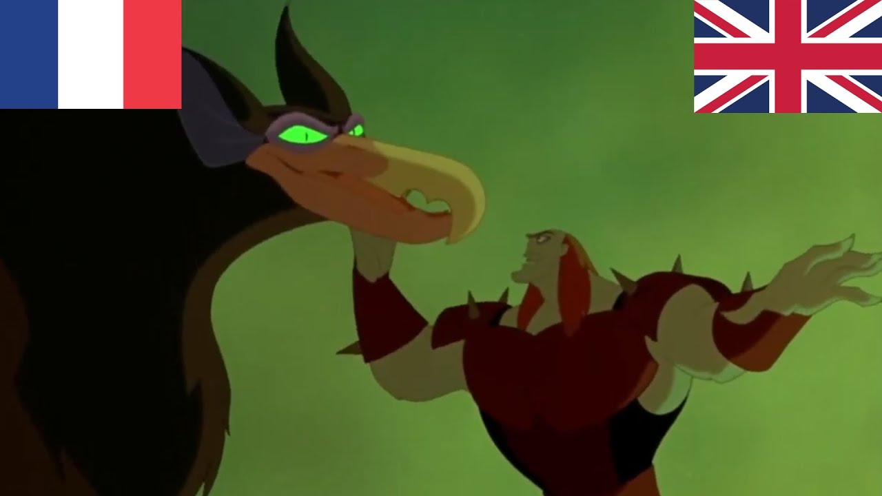 Quest for Camelot: Ruber and the Griffin, FRENCH dub vs ENG dub