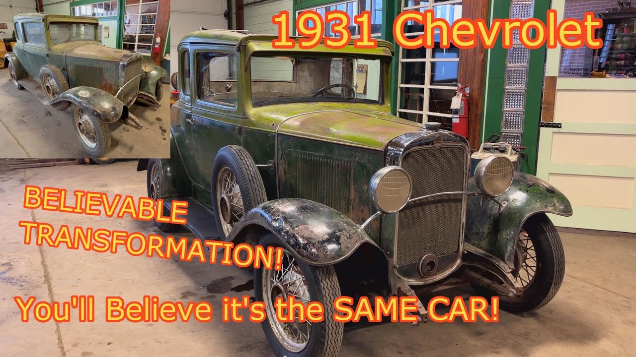Elbow Grease and Determination No CO$T Restoration! 1931 Chevrolet Barn Find!  Lets Have Some Fun!