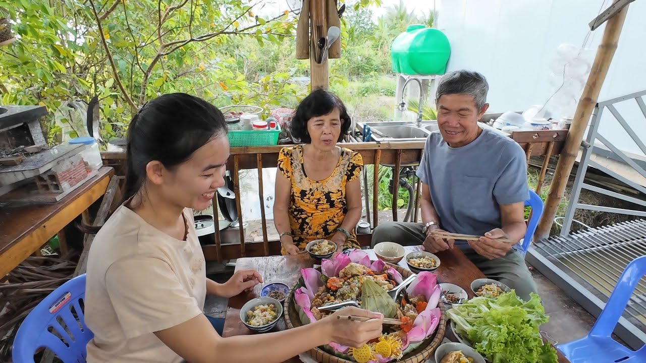 Mẹ Làm Món CƠM GÀ CẦU KÌ Tẩm Bổ Cho BẦU Vừa Ngon Vừa Đẹp