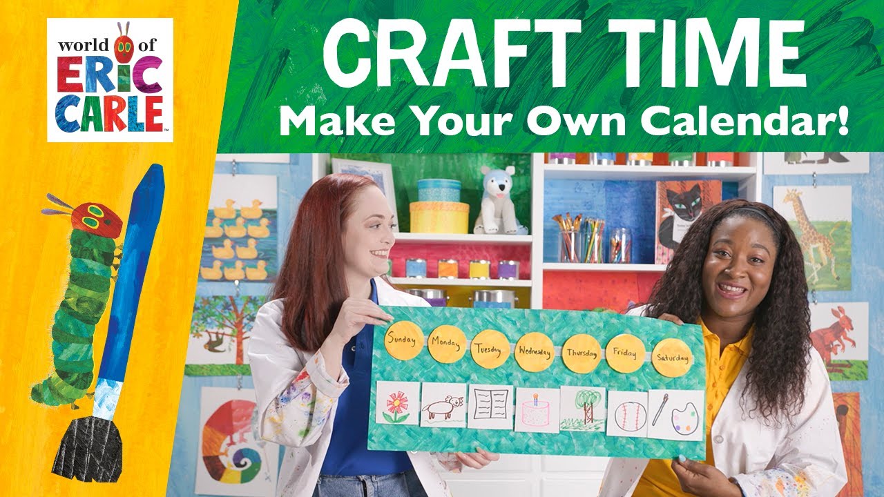 Make Your Own Calendar | Crafts & Activities | The World of Eric Carle