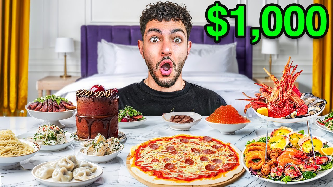 I spent a $1,000 on room service