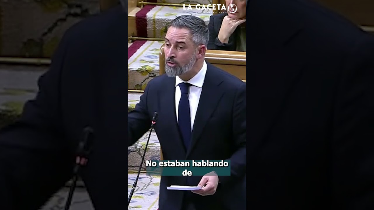 Santiago Abascal (VOX) &laquo;DESMONTA&raquo; a S&aacute;nchez (PSOE) sobre su defensa en &laquo;la protecci&oacute;n a menores&raquo;