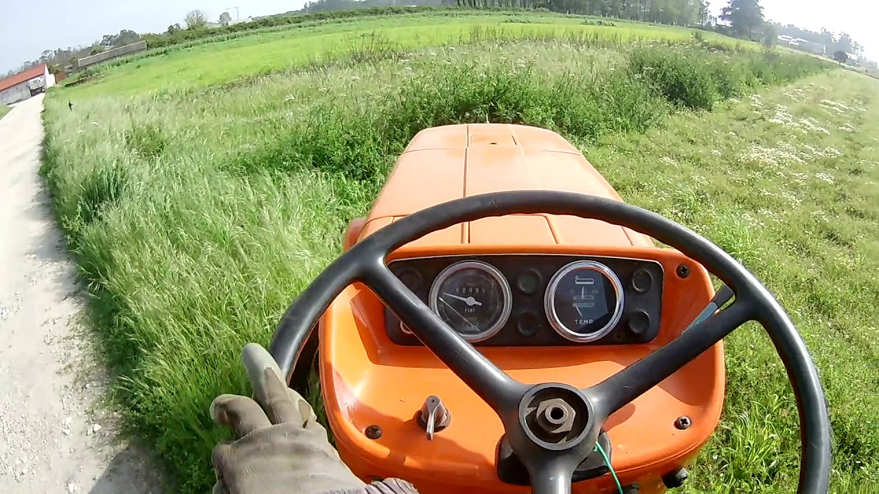 Tractor Fiat 480 + Rotary tiller Galucho FN1700