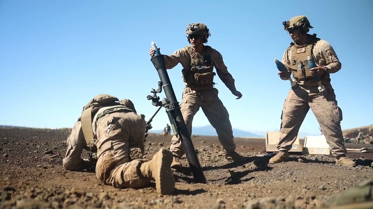 RANGE DAY with U.S. Marines of 3d Littoral Combat Team (81mm Mortar)