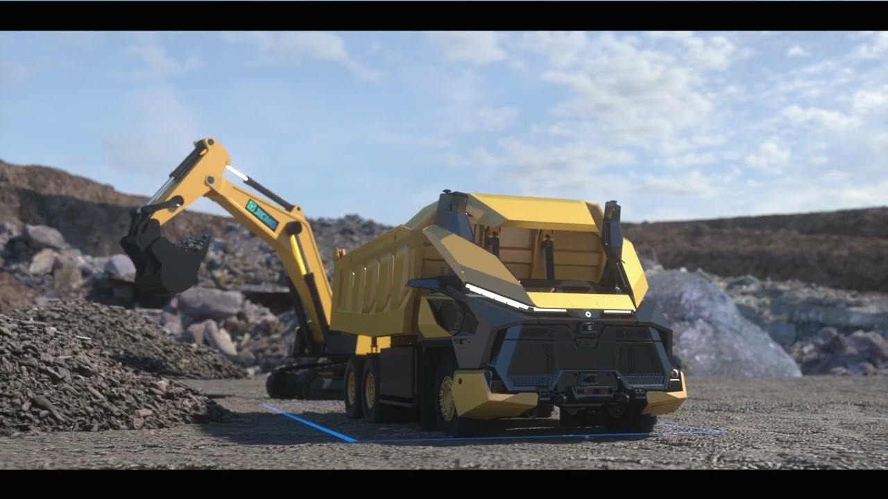 Discover the XCMG XDR80TE-AT autonomous mining truck