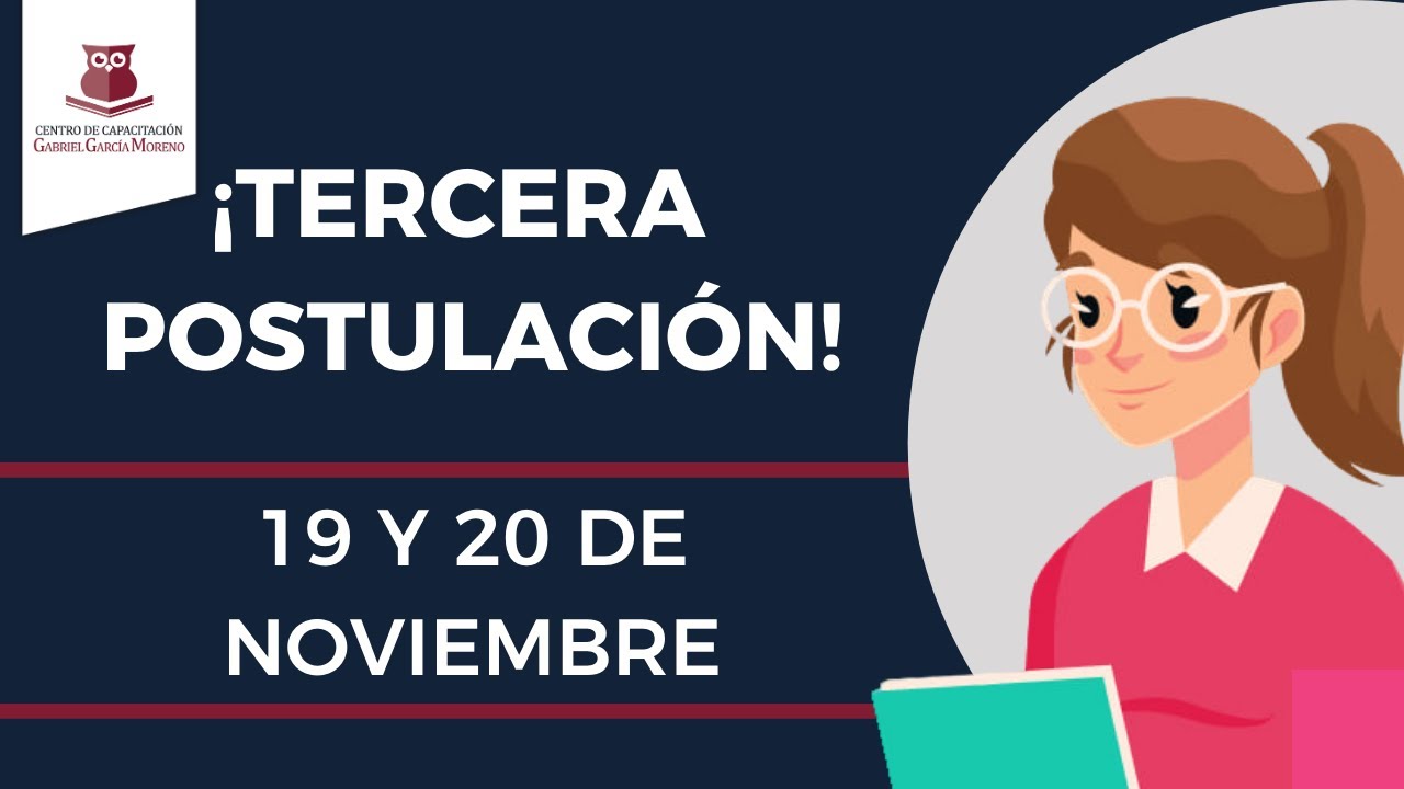 TERCERA POSTULACIÓN EAES SENESCYT 2020