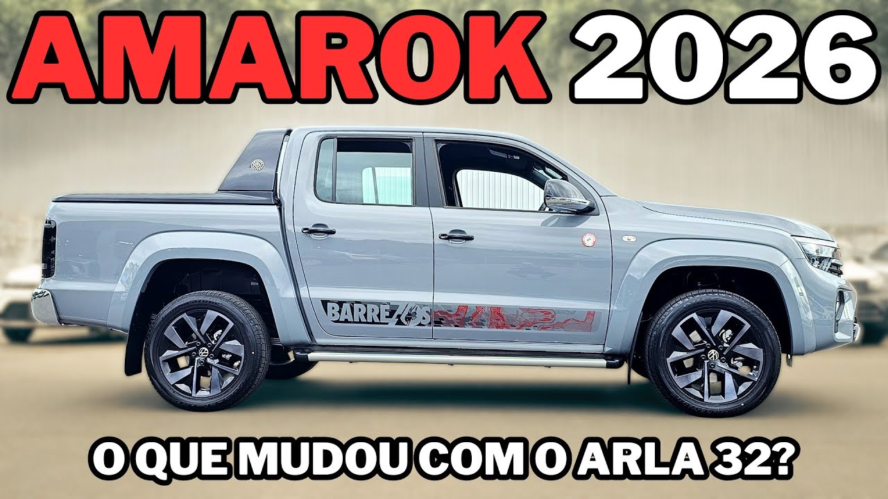 Nova Amarok V6 2026: A Polêmica Adição do Arla 32 e as Mudanças Mecânicas!