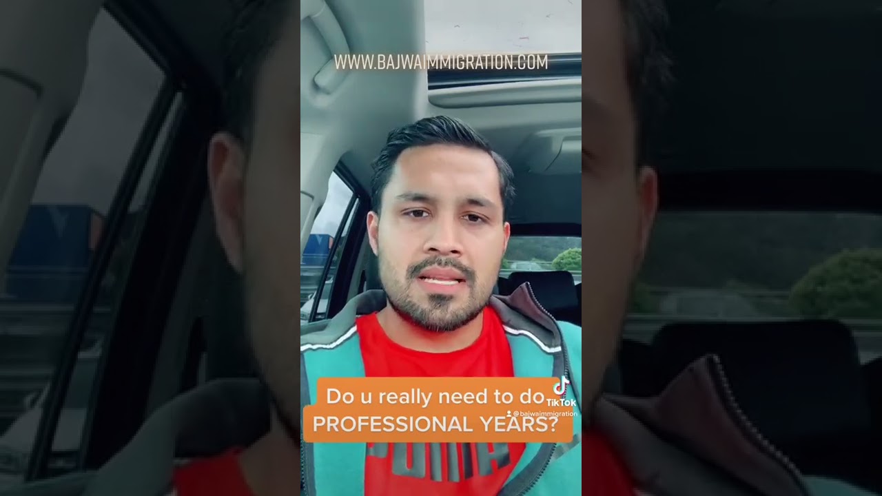 DO YOU REALLY NEED TO DO PROFESSIONAL YEAR ?