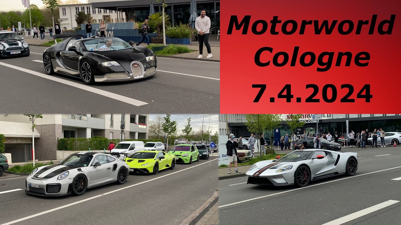 Supercars during the season opening at the Motorworld Köln! (Bugatti Veyron, Ford GT, STO, GT2RS...)