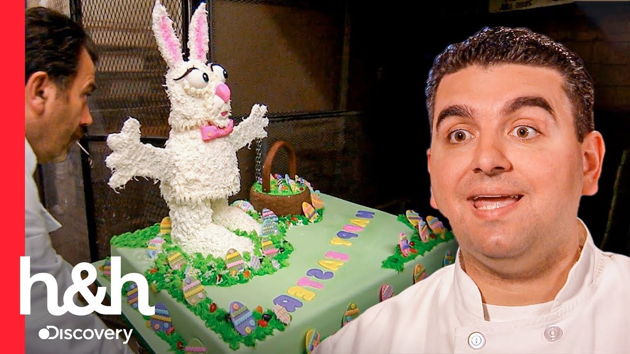 ¡Sorprendente pastel de conejo de pascuas! | Cake Boss | Discovery H&H