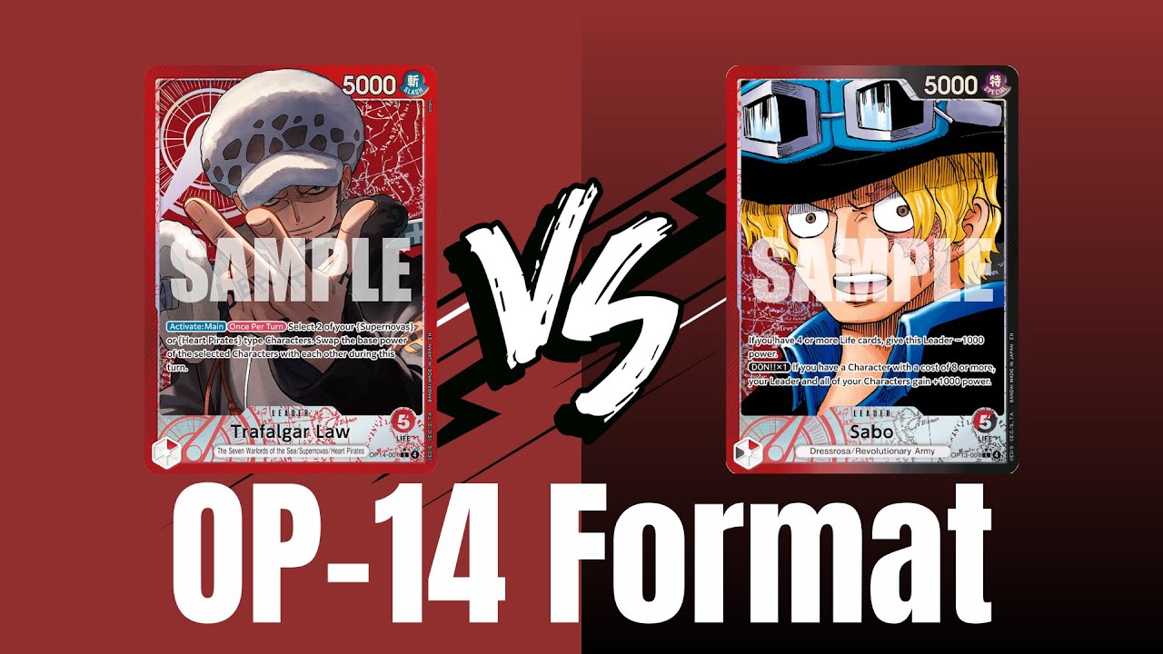 [OP-14] Red Law vs Red Black Sabo! One Piece TCG