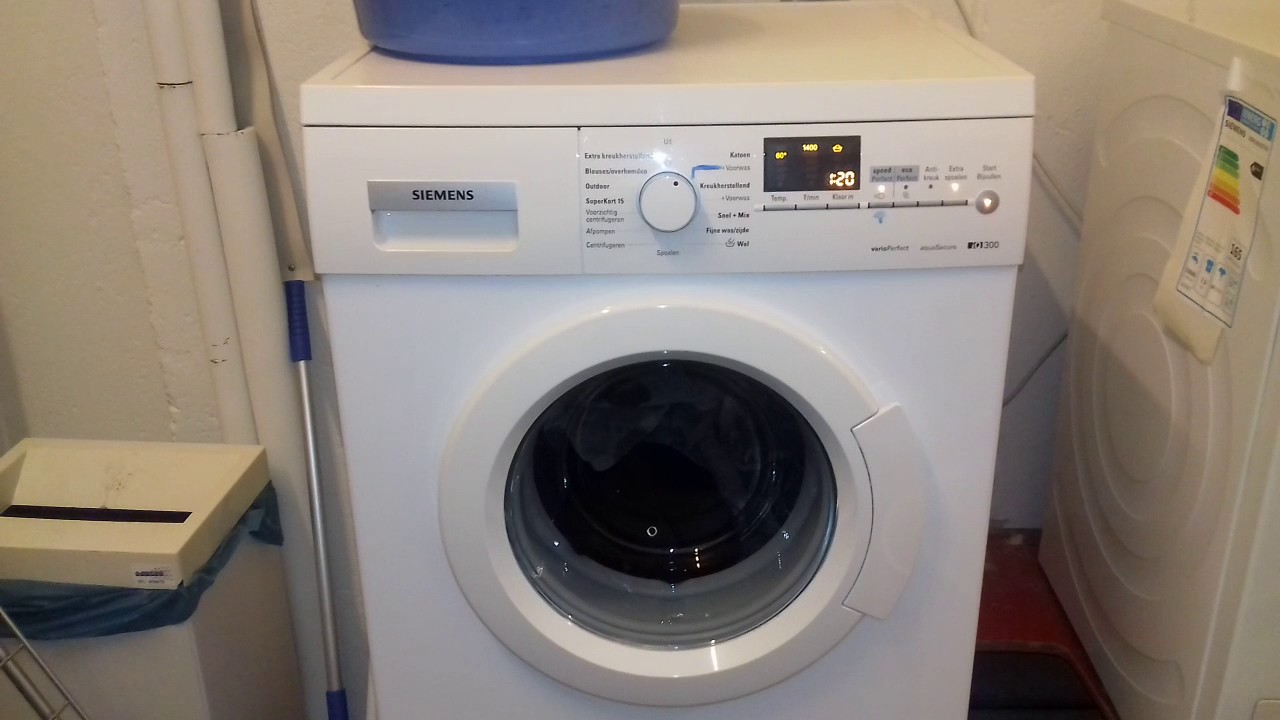 Siemens Vario perfect start mainwash